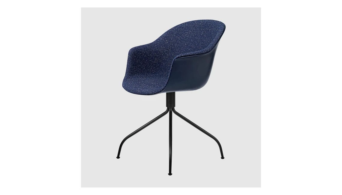 Bat Meeting Chair - Front Upholstered, Swivel base书椅