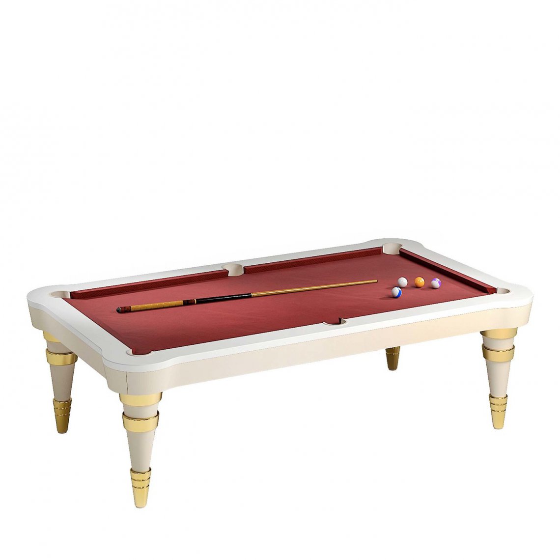 Vismara DesignREGIS BURGUNDY POOL TABLE台球桌